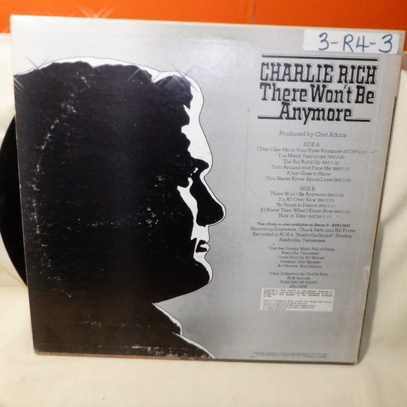 ~~~ CHARLIE RICH ~~~ There Won't Be Anymore - Picture 2 of 2